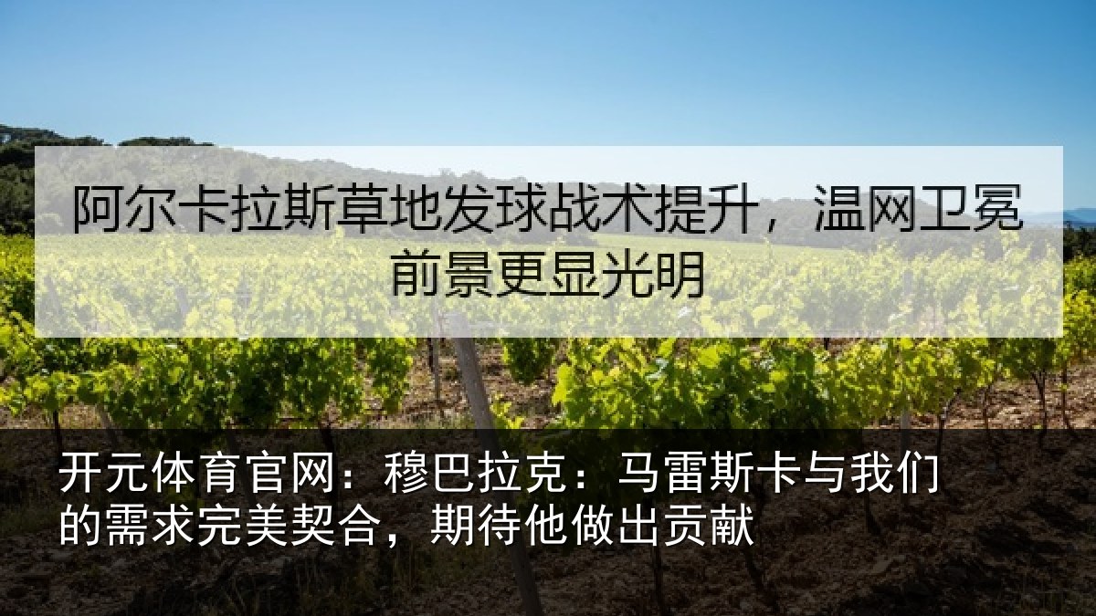 开元体育官网:穆巴拉克:马雷斯卡与我们的需求完美契合,期待他做出贡献